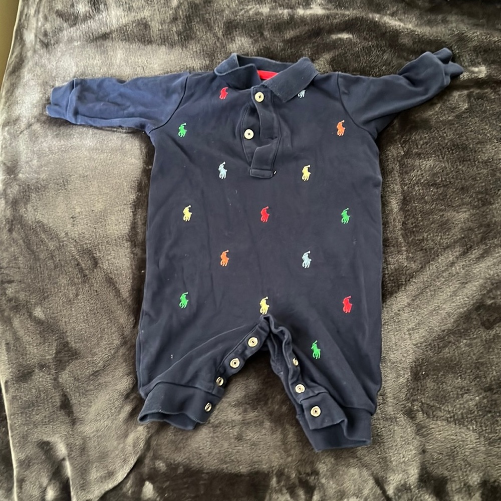 Ralph Lauren blue onesie